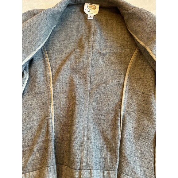 Vintage Talbots All Season Brown Tweed Herringbone blazer 8P, 3 Button Petite - Picture 7 of 9